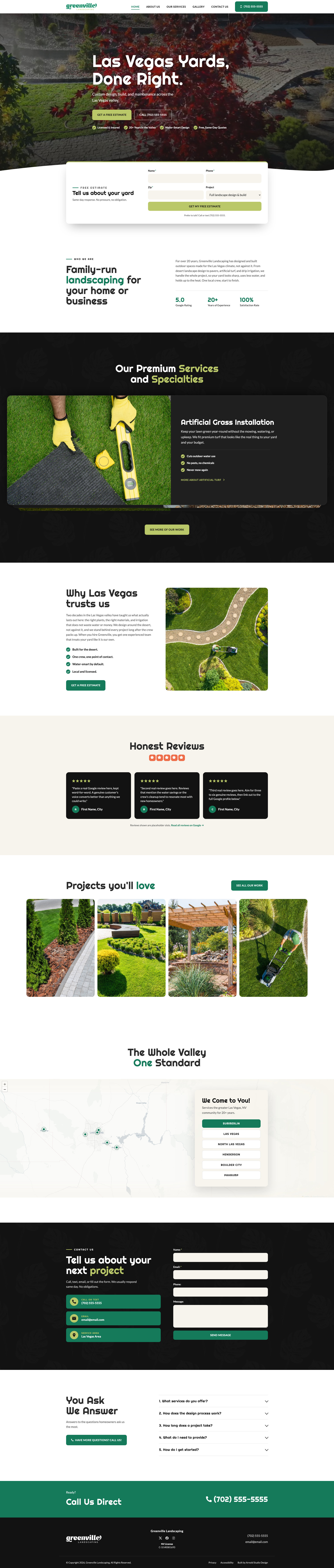 The same business website after redesign — clean, modern, and built to convert